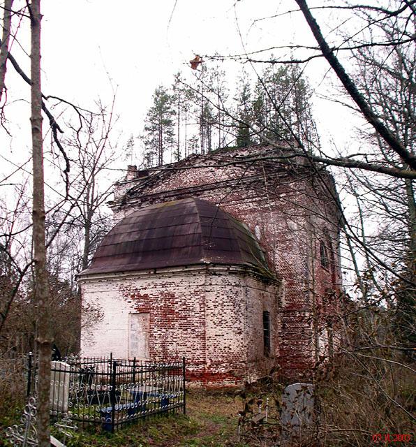 Церковь Троицы Живоначальной, Ужин (Валдайский район, Новгородская область). фасады