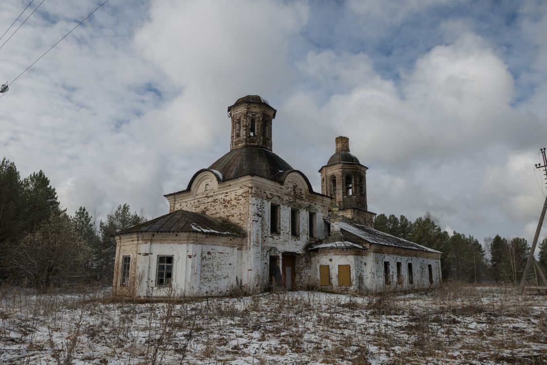 Церковь Николая Чудотворца, Палема (Великоустюгский район, Вологодская область). фасады