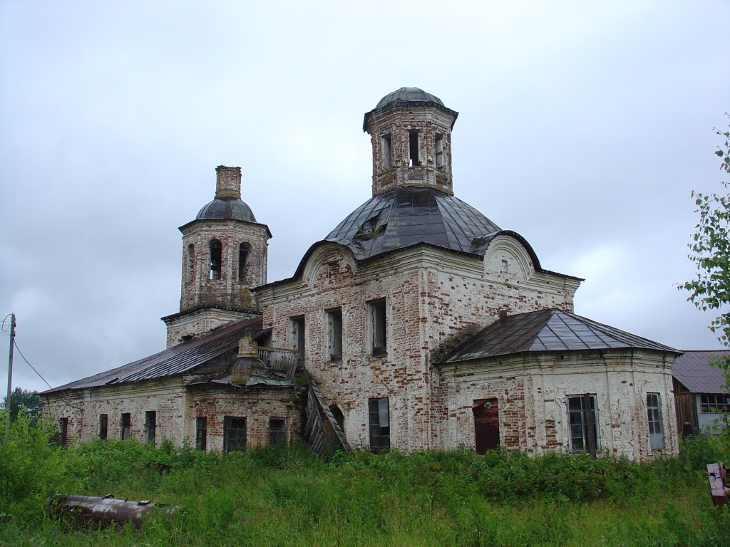 Церковь Николая Чудотворца, Палема (Великоустюгский район, Вологодская область). фасады