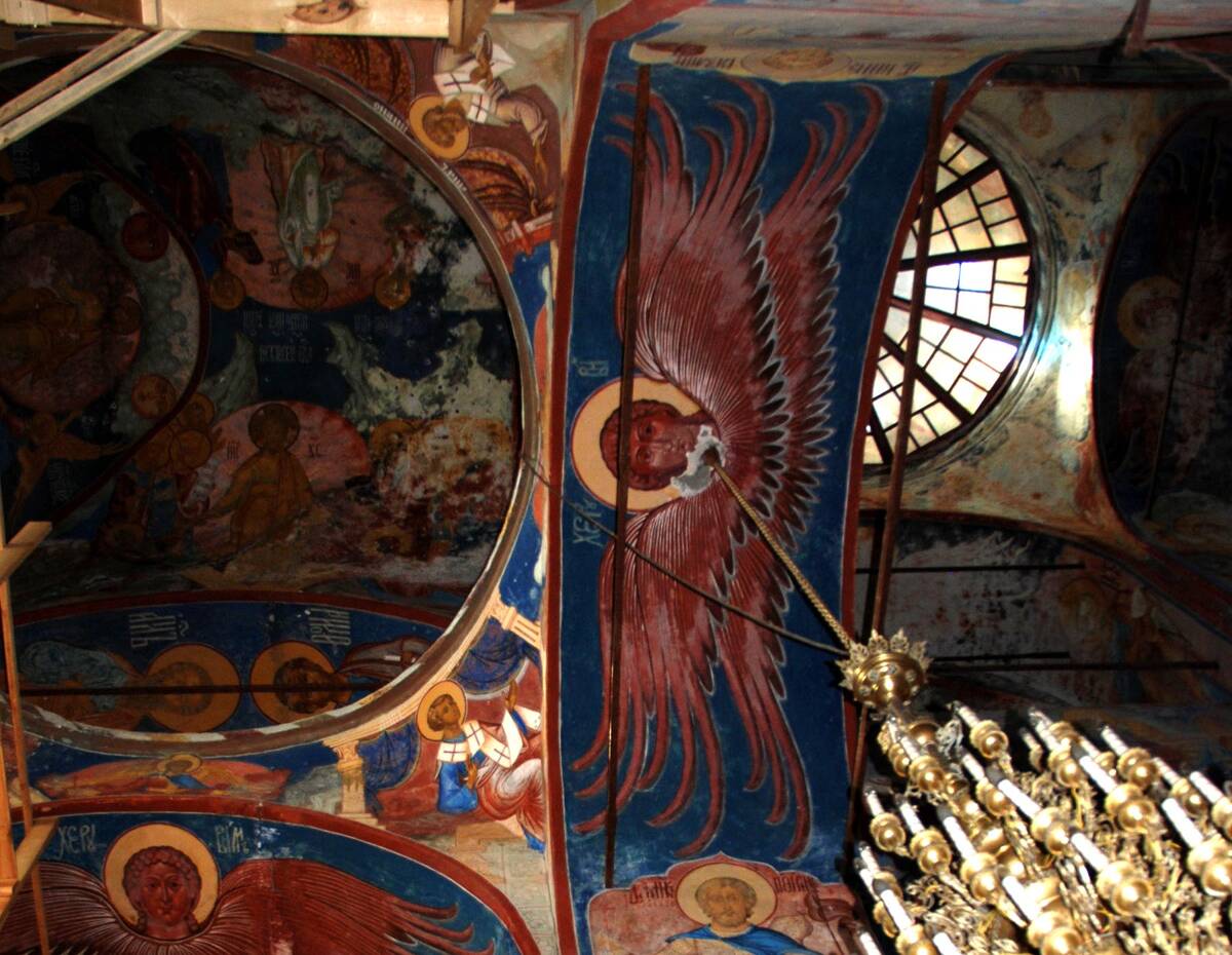 Спасо-Яковлевский Димитриевский монастырь. Собор Зачатия Анны, Ростов Великий (Ростовский район, Ярославская область). интерьер и убранство