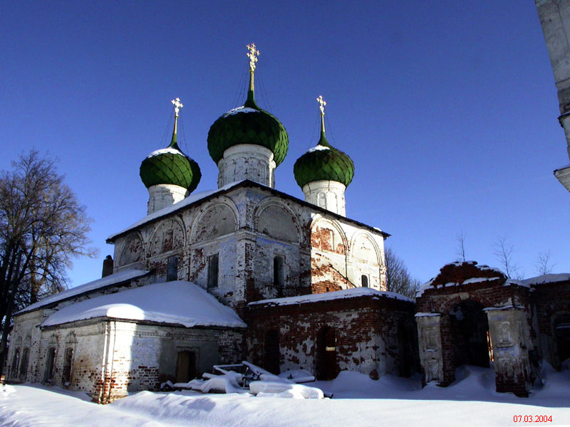 Николо-Улейминский монастырь. Собор Николая Чудотворца, Улейма (Угличский район, Ярославская область). фасады