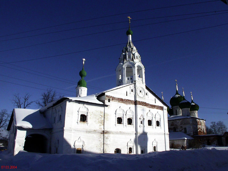 Николо-Улейминский монастырь. Церковь Введения во храм Пресвятой Богородицы, Улейма (Угличский район, Ярославская область). фасады