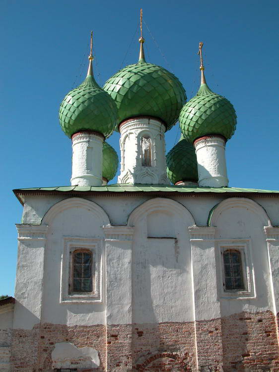 Углич. Алексеевский женский монастырь. Церковь Усекновения главы Иоанна Предтечи. архитектурные детали