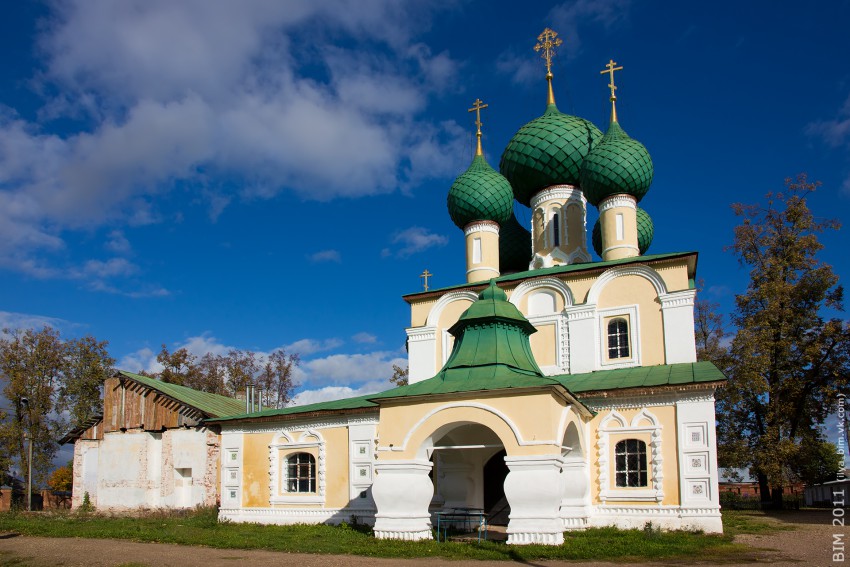 Алексеевский женский монастырь. Церковь Усекновения главы Иоанна Предтечи, Углич (Угличский район, Ярославская область). фасады