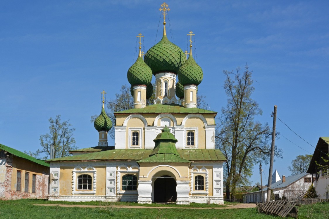 Алексеевский женский монастырь. Церковь Усекновения главы Иоанна Предтечи, Углич (Угличский район, Ярославская область). фасады, Западный фасад храма