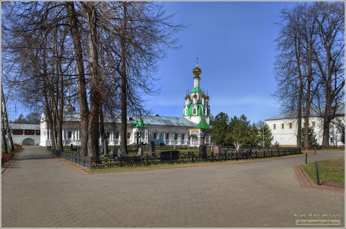 Введенский Толгский женский монастырь. Церковь Спаса Нерукотворного Образа, Толга (Ярославль, город, Ярославская область). общий вид в ландшафте
