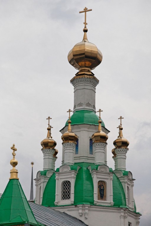 Толга. Введенский Толгский женский монастырь. Церковь Спаса Нерукотворного Образа. архитектурные детали