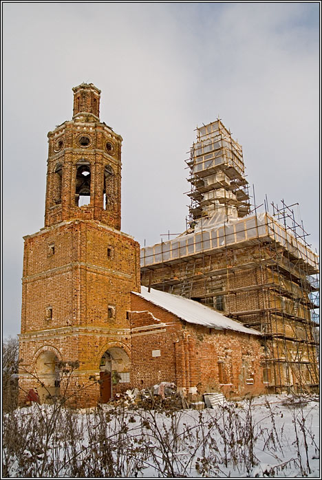 Злобино. Церковь Михаила Архангела. фасады