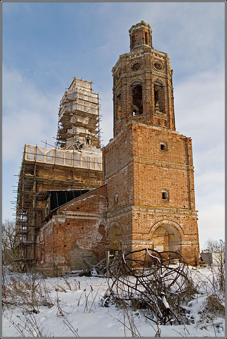 Злобино. Церковь Михаила Архангела. фасады