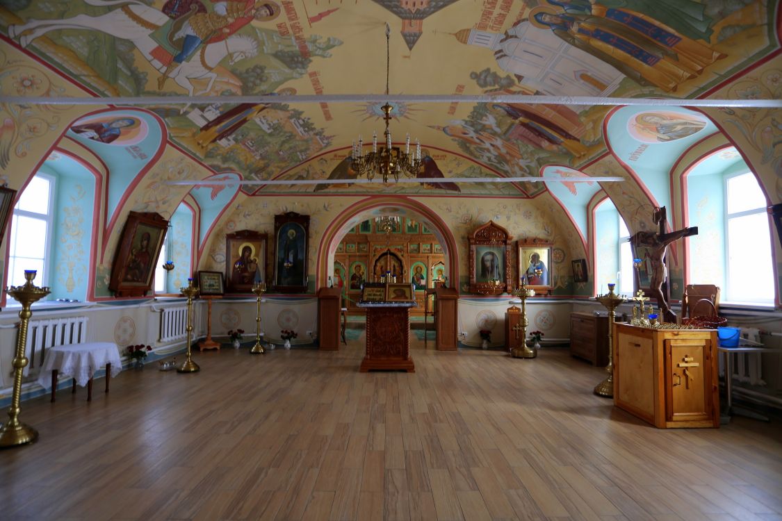 Троицкий Белопесоцкий монастырь. Церковь Сергия Радонежского, Ступино (Ступинский городской округ, Московская область). интерьер и убранство