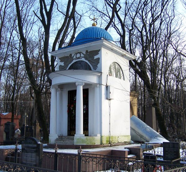 Часовня на Введенском (Немецком) кладбище, Лефортово (Юго-Восточный административный округ (ЮВАО), г. Москва). фасады