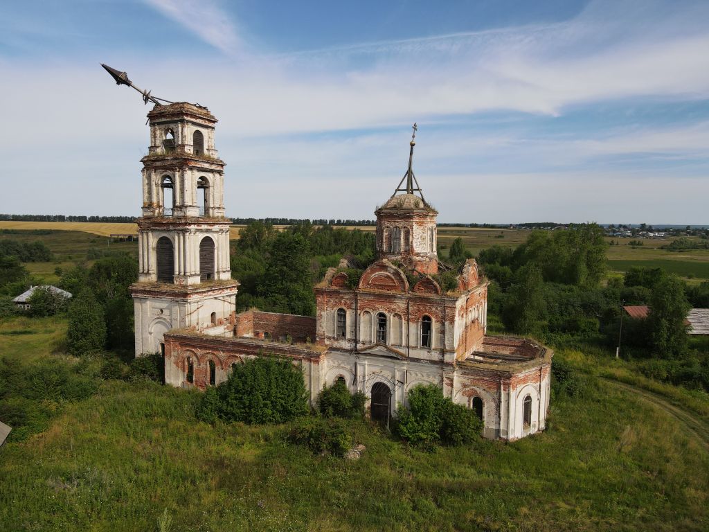 Церковь Преображения Господня, Левашово (Ардатовский район, Нижегородская область). фасады