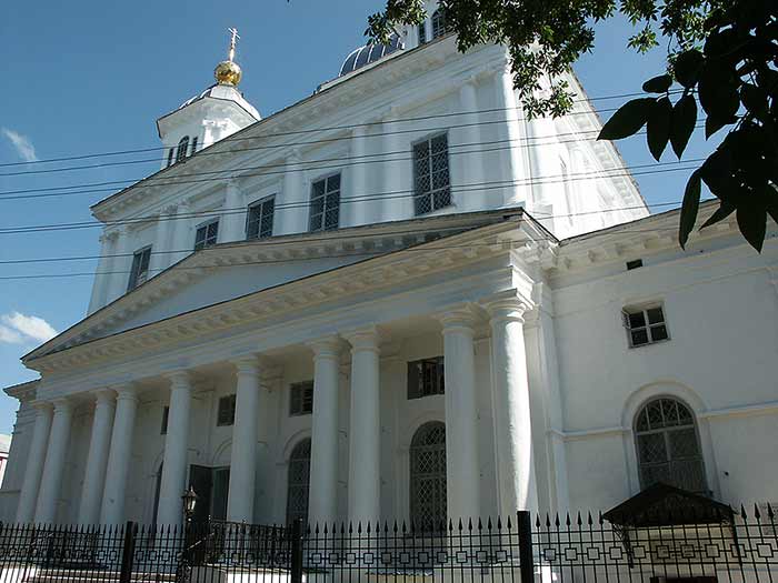 Казанский монастырь. Собор Казанской иконы Божией Матери, Ярославль (Ярославль, город, Ярославская область). архитектурные детали, север собора		      