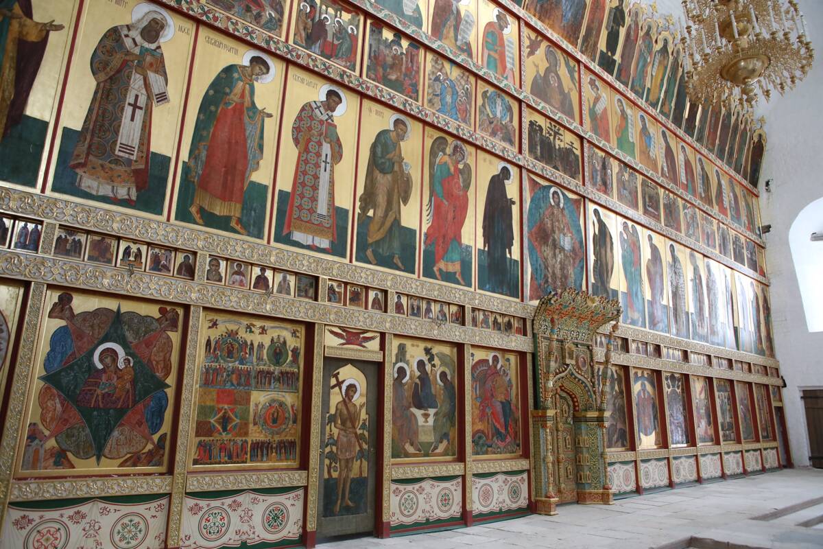Спасо-Преображенский Соловецкий монастырь. Собор Преображения Господня, Соловецкий (Соловецкий район, Архангельская область). интерьер и убранство, Иконостас (2002)