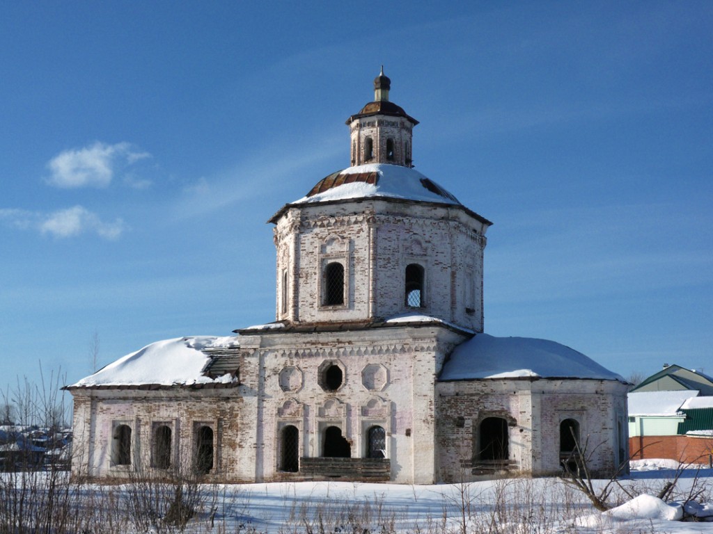 Верхотурье. Покровский женский монастырь. Церковь Покрова Пресвятой Богородицы. фасады