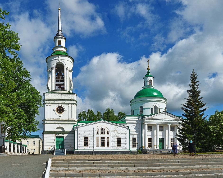 Верхотурье. Николаевский мужской монастырь. Церковь Спаса Преображения. фасады