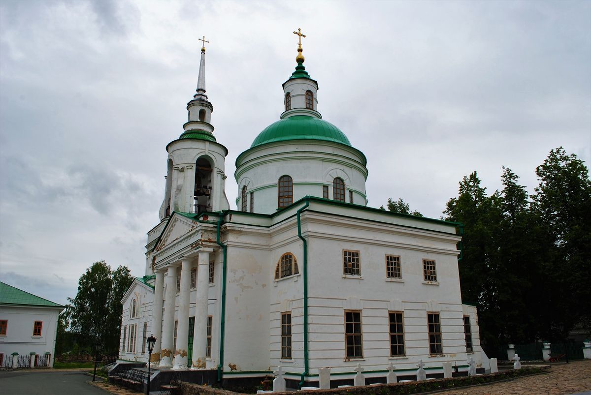 Николаевский мужской монастырь. Церковь Преображения Господня, Верхотурье (Верхотурский район (ГО Верхотурский), Свердловская область). фасады