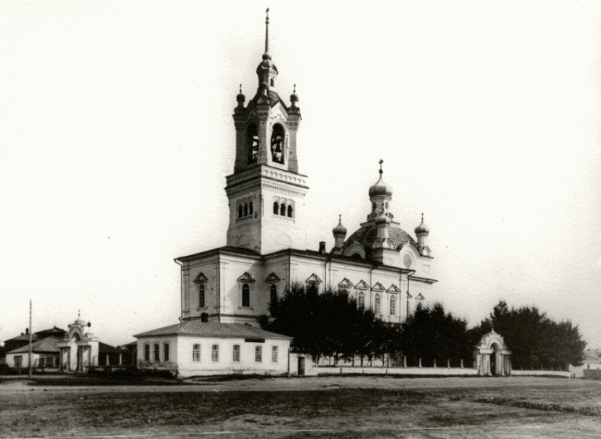 Покровский женский монастырь. Собор Покрова Пресвятой Богородицы, Камышлов (Камышлов (Камышловский ГО), Свердловская область). архивная фотография