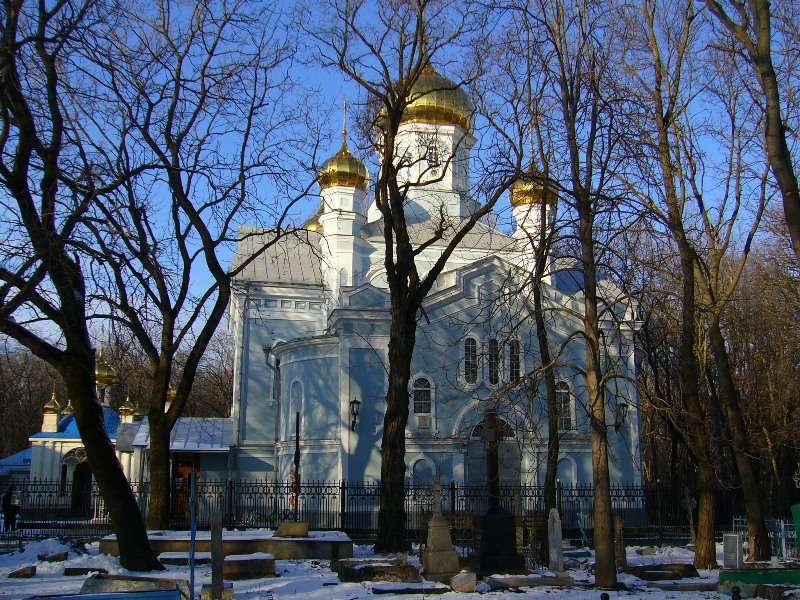 Церковь Успения Пресвятой Богородицы на Успенском кладбище, Ставрополь (Ставрополь, город, Ставропольский край). общий вид в ландшафте, Успенская церковь