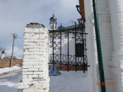 Церковь Спаса Преображения, кованная ограда, последний пролёт от старой довоенной.<br>, Вязьма, Вяземский район, Смоленская область