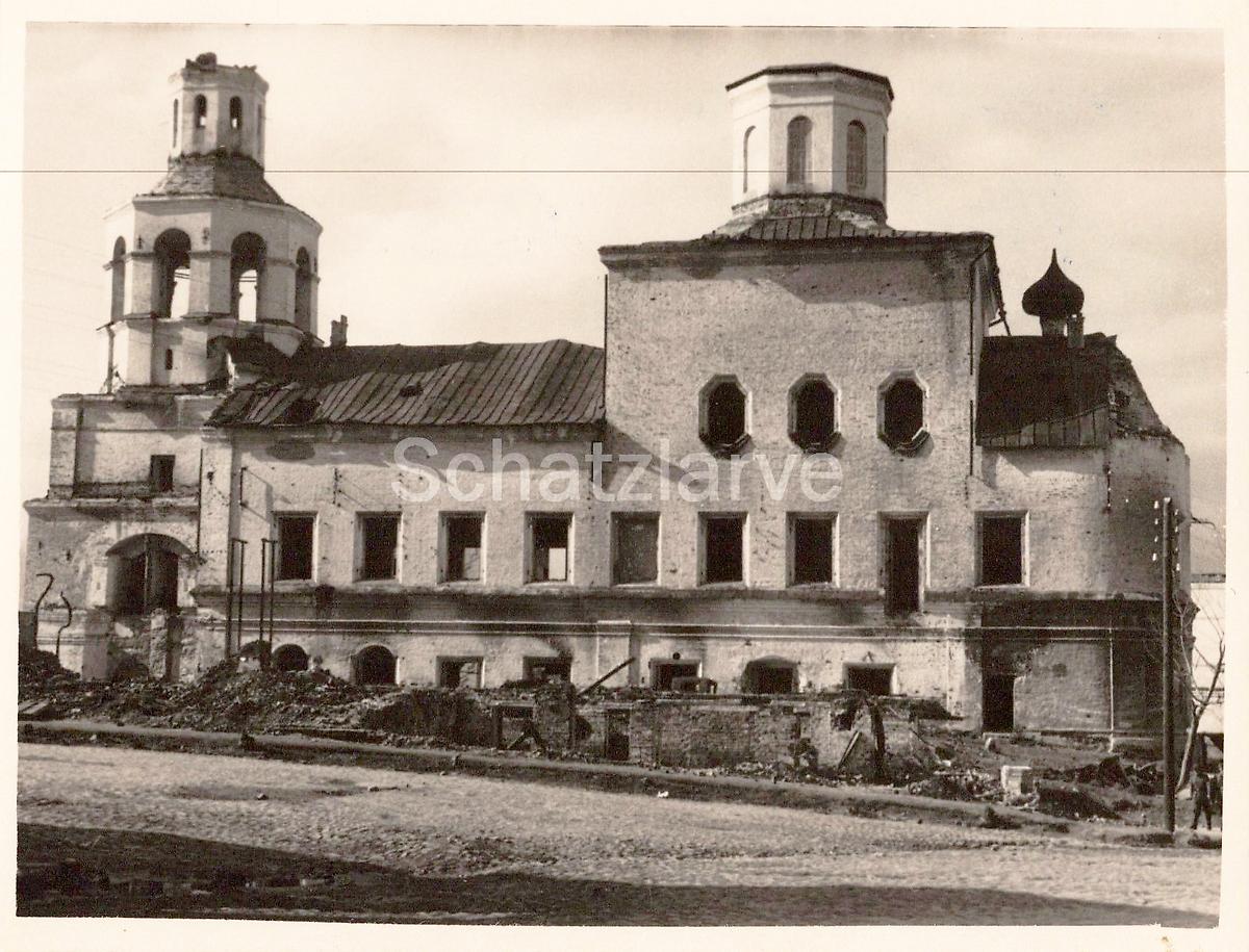 Фото 1942 г. с аукциона e-bay.de, архивная фотография. Вознесенский монастырь. Собор Вознесения Господня, Смоленск (Смоленск, город, Смоленская область)
