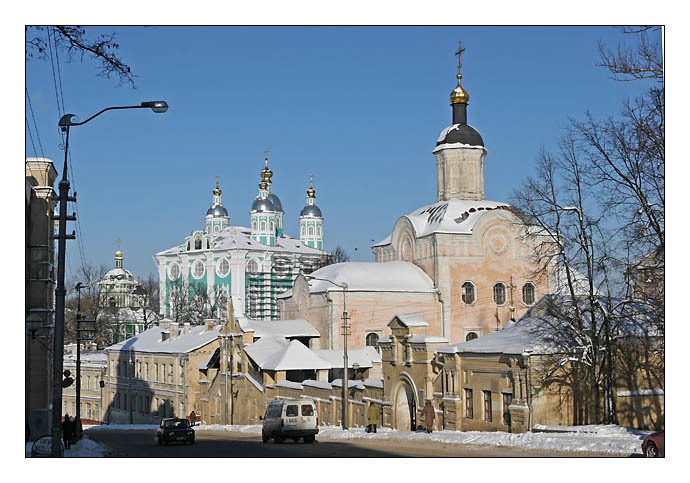 Смоленск. Троицкий монастырь. Собор Троицы Живоначальной. фасады