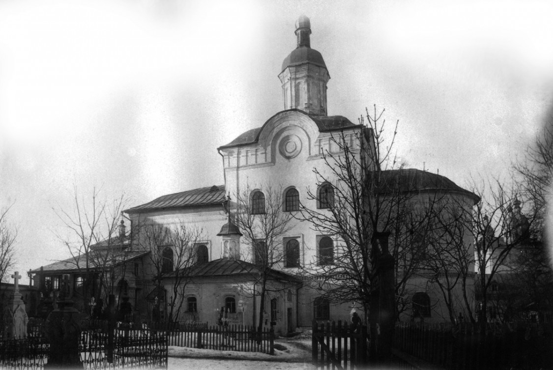 Смоленск. Троицкий монастырь. Собор Троицы Живоначальной. архивная фотография, Фото 1918 года.