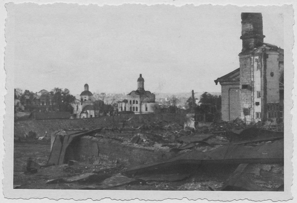 Смоленск. Троицкий монастырь. Собор Троицы Живоначальной. архивная фотография, Фото 1941 г. с аукциона e-bay.de