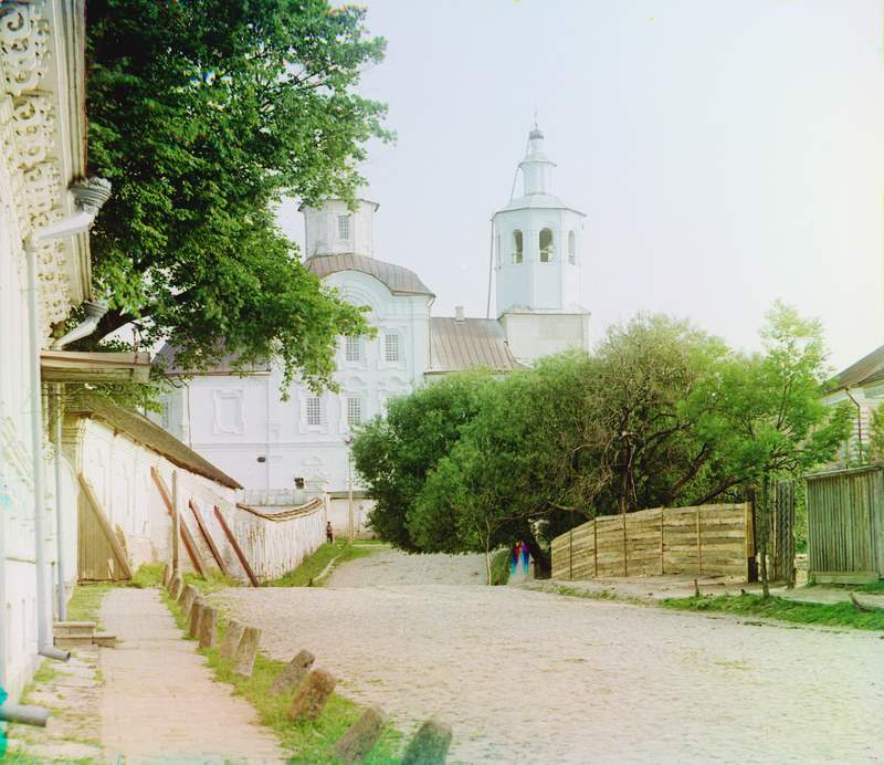 Смоленск. Авраамиев монастырь. Собор Спаса Преображения. архивная фотография, Прокудин-Горский: Смоленск 1912 Мужской Авраамиевский монастырь. 