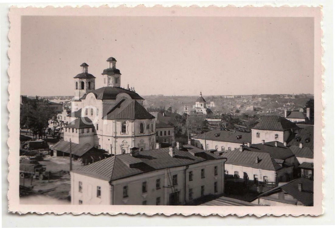 Смоленск. Авраамиев монастырь. Собор Спаса Преображения. архивная фотография, Фото 1942 г. с аукциона e-bay.de