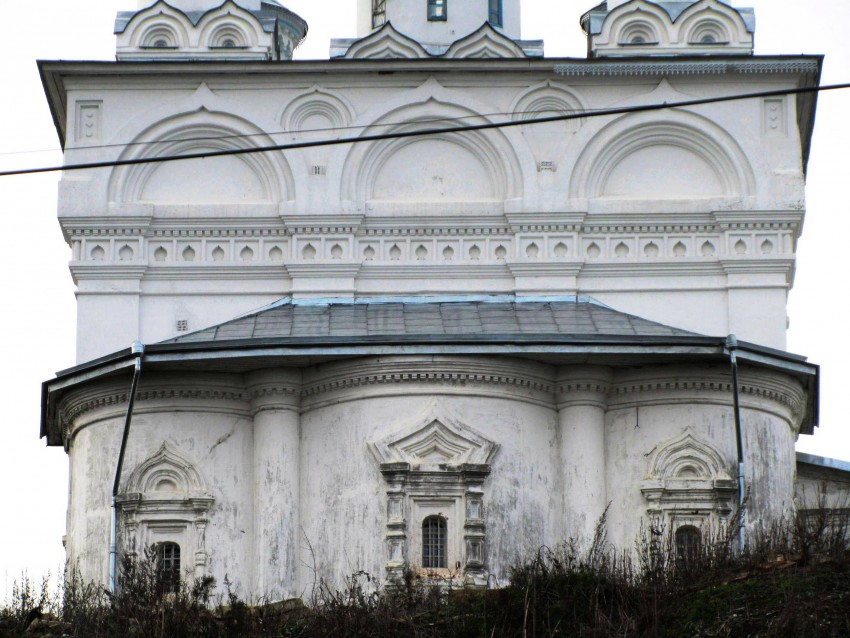 Воскресенский монастырь. Собор Воскресения Христова, Муром (Муромский район и г. Муром, Владимирская область). архитектурные детали, восточный фасад (фрагмент)