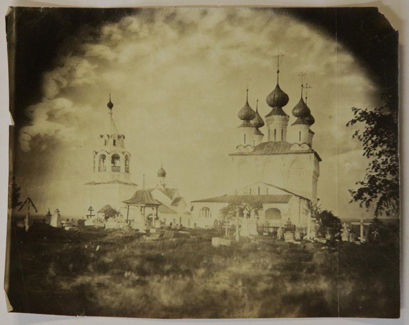 Воскресенская церковь. Конец XIX века. goskatalog.ru, архивная фотография. Воскресенский монастырь. Собор Воскресения Христова, Муром (Муромский район и г. Муром, Владимирская область)