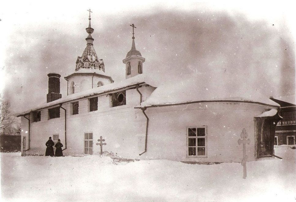 Троицкий Стефано-Махрищский женский монастырь. Церковь Стефана Махрищского, Махра (Александровский район, Владимирская область). архивная фотография, 1880-1904 г. г. Направление съёмки: северо-запад. 
http://www.stefmon.ru/photogallery/храм-прп-стефана