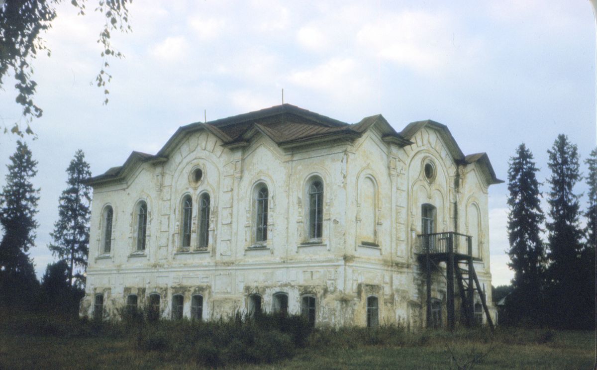 фасады. Троицкий Павло-Обнорский мужской монастырь. Церковь Воскресения Христова, Юношеское (Грязовецкий район, Вологодская область)