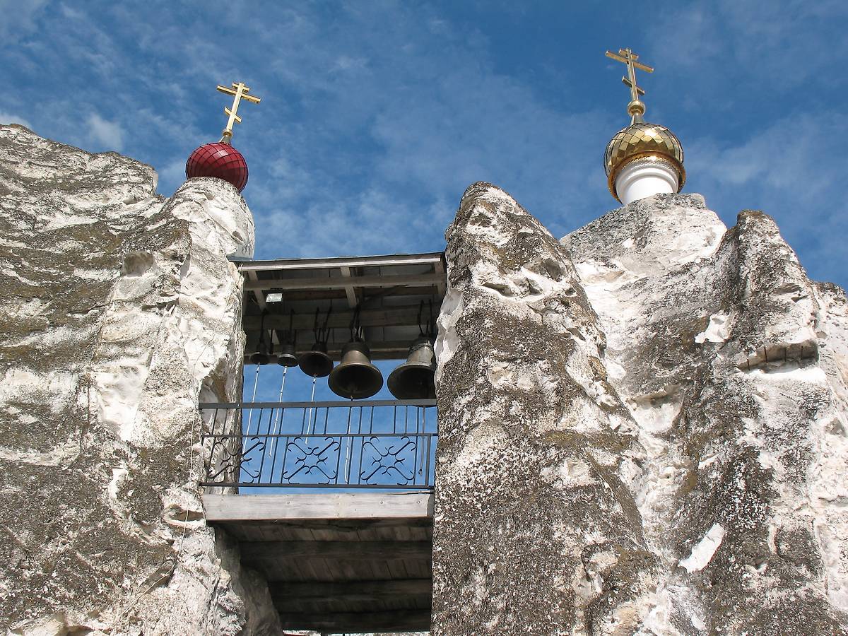 звонница, архитектурные детали. Костомаровский Спасский монастырь. Собор Спаса Нерукотворного Образа, Костомарово (Подгоренский район, Воронежская область)