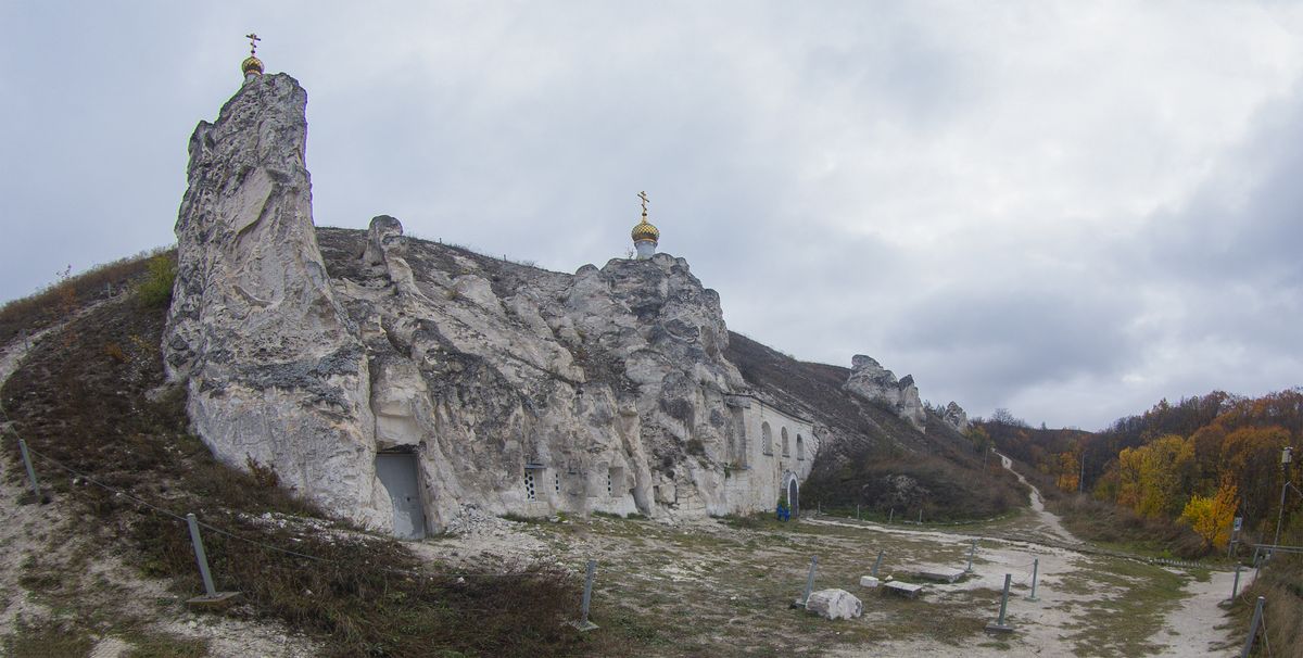 фасады. Успенский Дивногорский мужской монастырь. Церковь Рождества Иоанна Предтечи, Дивногорский Монастырь, посёлок (Лискинский район, Воронежская область)