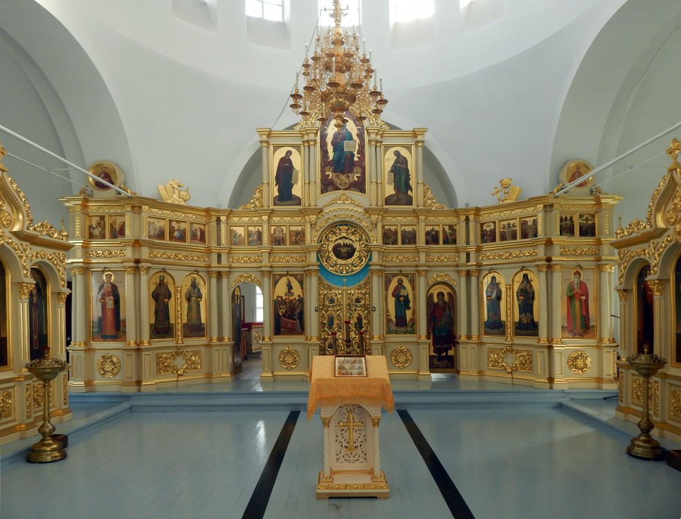 Успенский Дивногорский мужской монастырь. Церковь Успения Пресвятой Богородицы, Дивногорский Монастырь, посёлок (Лискинский район, Воронежская область). интерьер и убранство