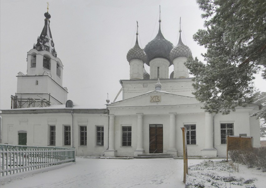 Троица. Троице-Сыпанов Пахомиево-Нерехтский женский монастырь. Собор Троицы Живоначальной. фасады