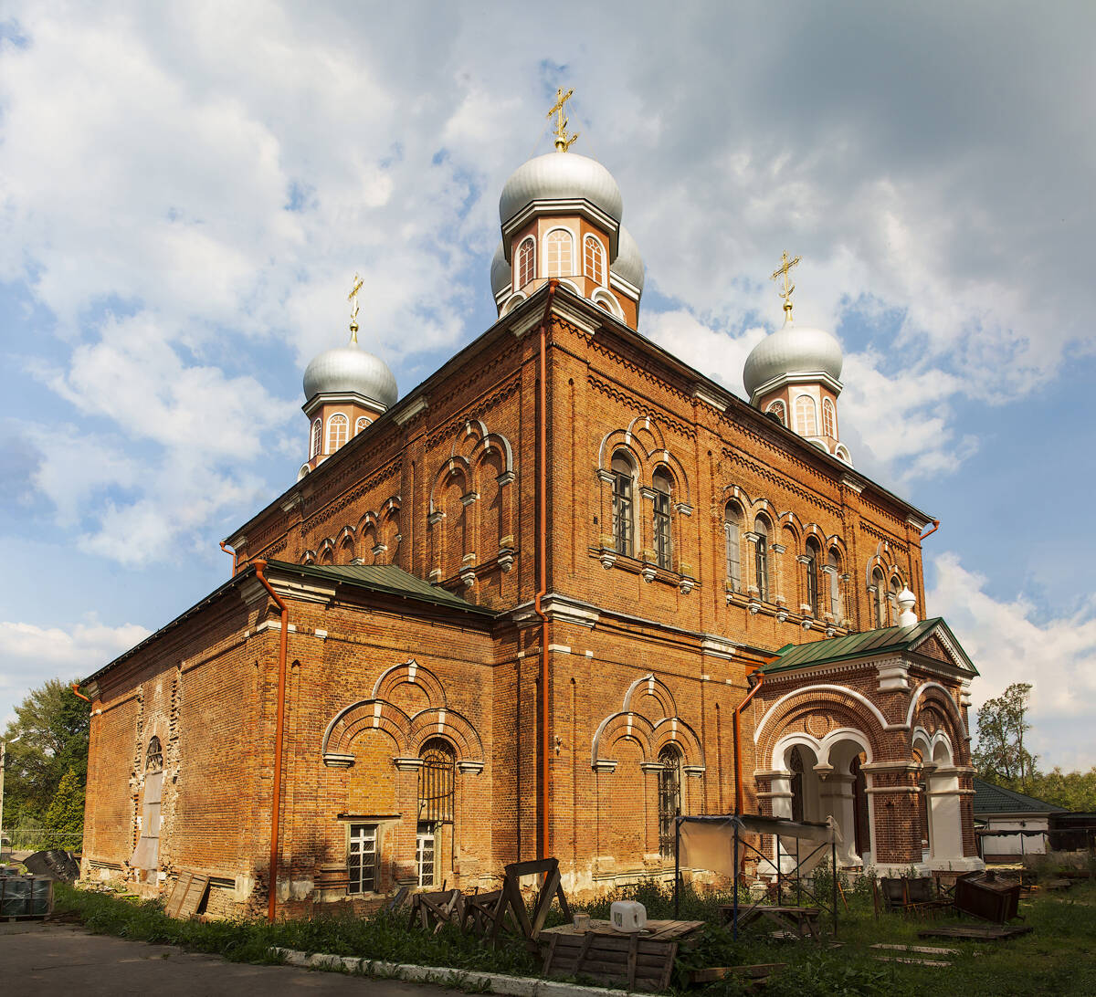 Казанский монастырь. Церковь Казанской иконы Божией Матери, Колычёво (Егорьевский городской округ, Московская область). фасады