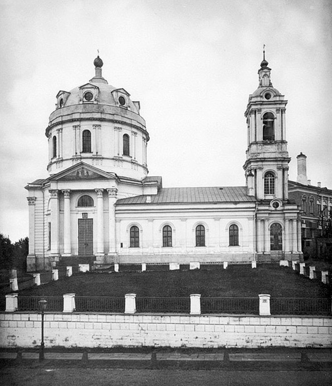 Таганский. Церковь Симеона Столпника за Яузой. архивная фотография, Фотоснимок с дореволюционной фотографии нач. ХХ века.