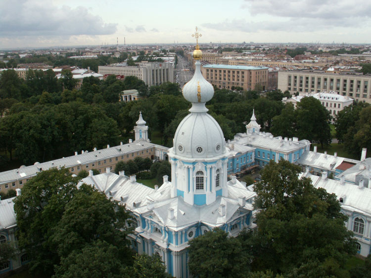 Воскресенский Смольный Новодевичий монастырь, Центральный район (Санкт-Петербург, г. Санкт-Петербург). фасады