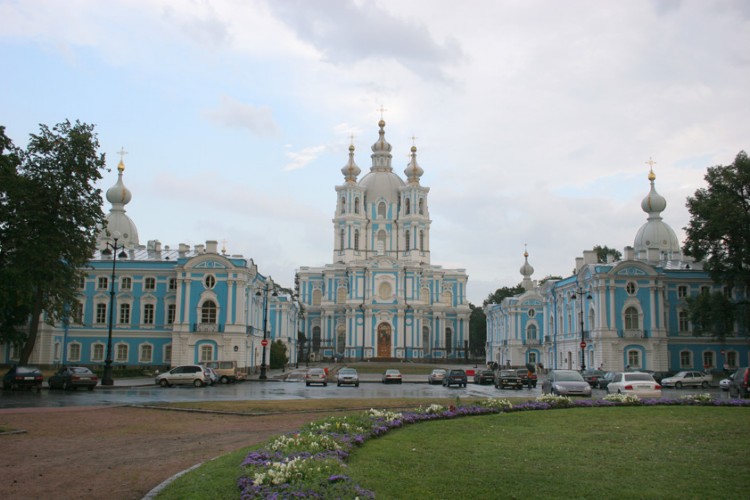 Центральный район. Воскресенский Смольный Новодевичий монастырь. фасады