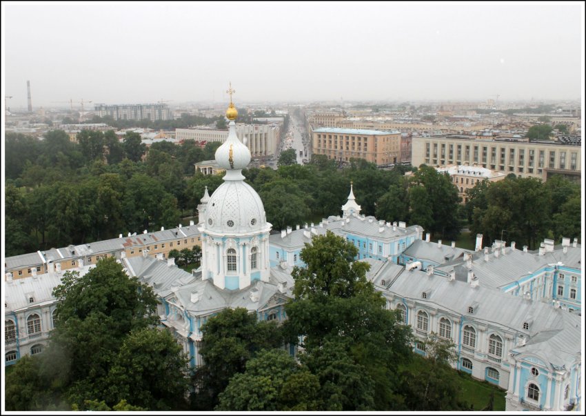 Воскресенский Смольный Новодевичий монастырь, Центральный район (Санкт-Петербург, г. Санкт-Петербург). фасады