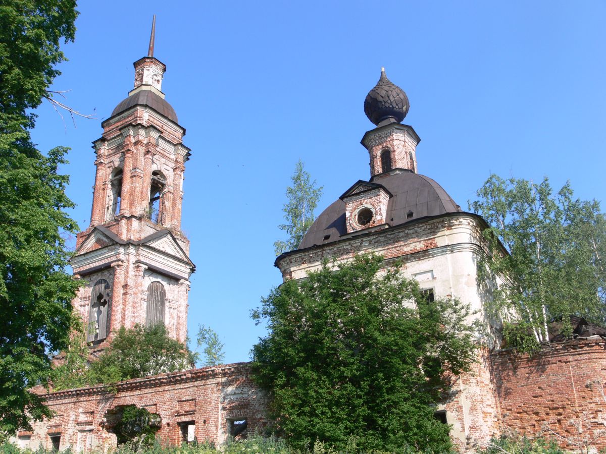 Церковь Воскресения Христова, Унжа (Макарьевский район, Костромская область). фасады