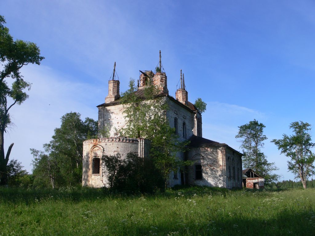 Церковь Вознесения Господня, Унжа (Макарьевский район, Костромская область). фасады