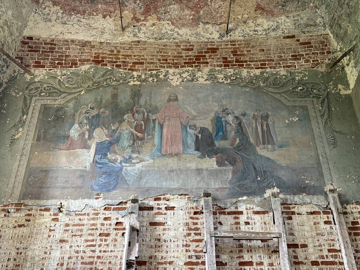 Церковь Вознесения Господня, Унжа (Макарьевский район, Костромская область). интерьер и убранство, Фреска 