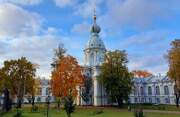 Воскресенский Смольный Новодевичий монастырь. Церковь Захарии и Елизаветы при Вдовьем Доме и церковь Александра Невского при Александровском институте, , Санкт-Петербург, Санкт-Петербург, г. Санкт-Петербург