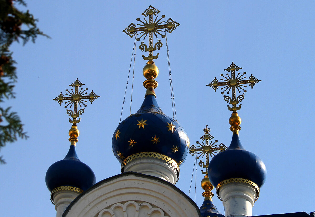 Успенский мужской монастырь. Церковь Успения Пресвятой Богородицы (новая), Орёл (Орёл, город, Орловская область). архитектурные детали, Главы церкви.