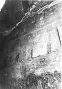 Монастырь Успения Пресвятой Богородицы. Собор Успения Пресвятой Богородицы, Фрески на внутренней стене притвора Успенского собора.<br>, Вардзиа, Самцхе-Джавахетия, Грузия