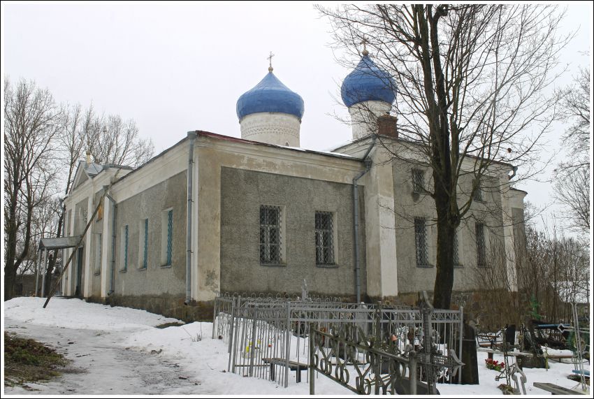 Церковь Георгия Победоносца, Сенно (Печорский район, Псковская область). фасады